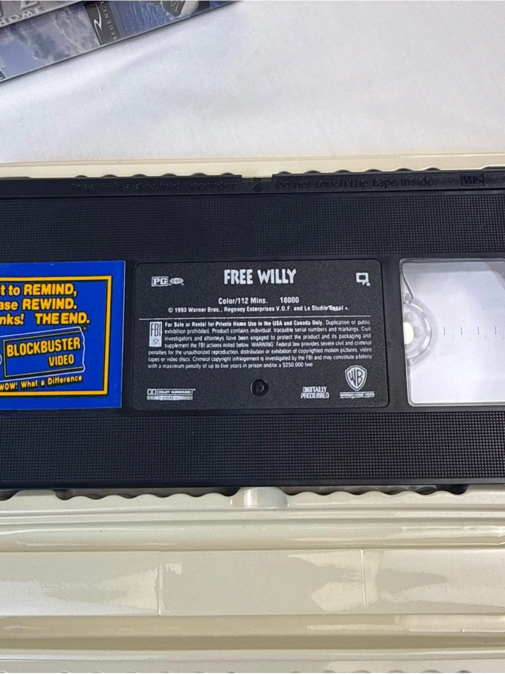 Free Willy Trilogy VHS Collection